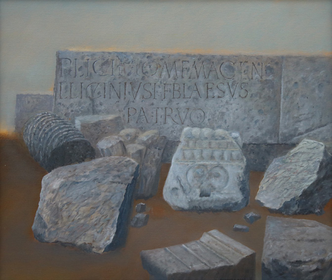 Kamienie rzymskie VI, 2017, olej, płótno, 60x70cm.jpg