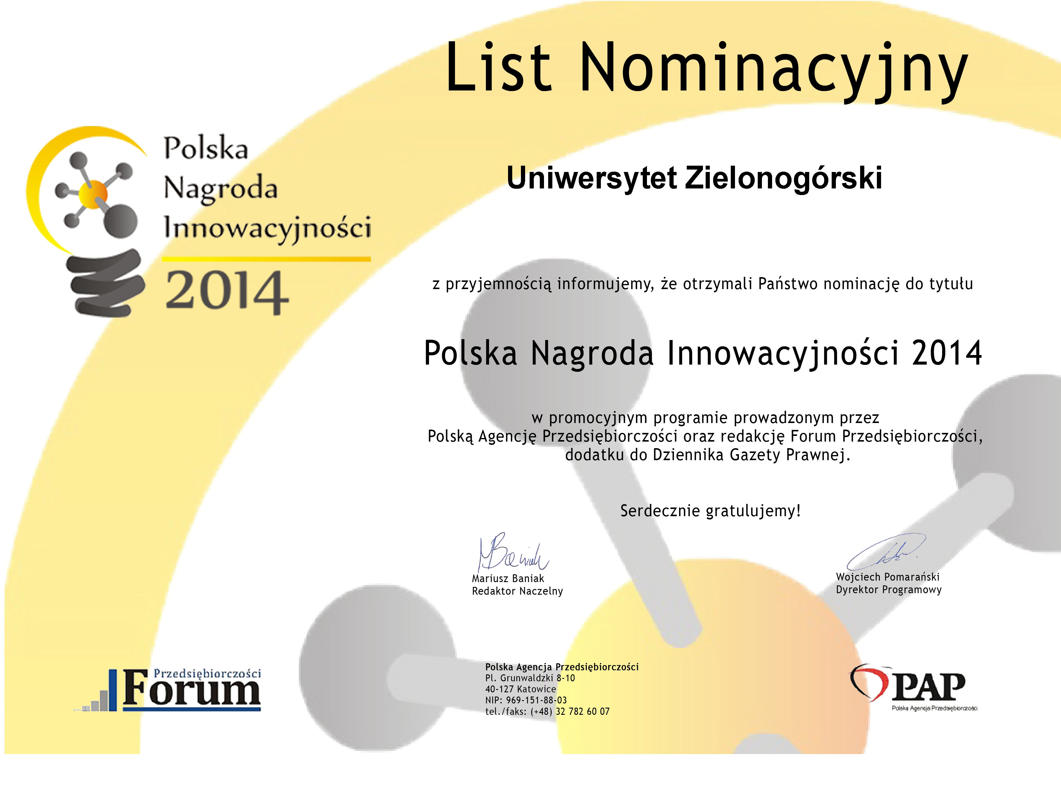 List nominacyjny - Uniwersytet Zielonogórski.jpg
