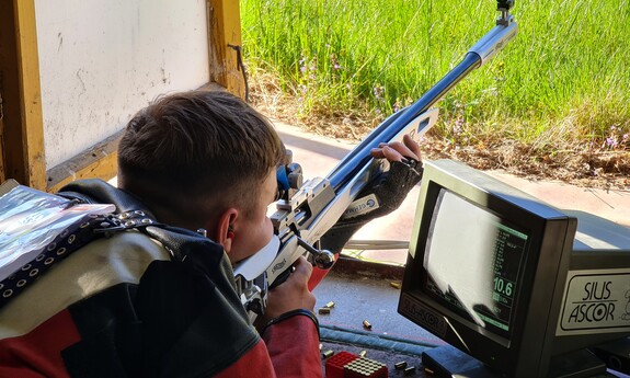Tymoteusz Tkacz w trakcie konkurencji K60 Mężczyzn