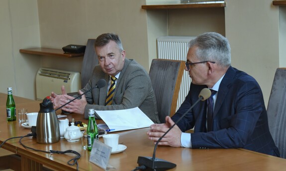 Minister Nauki i Szkolnictwa Wyższego - Dariusz Wieczorek odwiedził Uniwersytet Zielonogórski