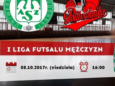 Politechnika Gdańska niedzielnym gościem u zielonogórskich futsalistów!