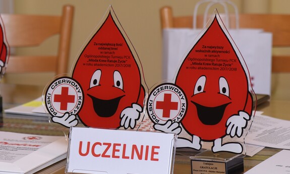 I miejsce dla UZ w XV edycji Ogólnopolskiego Turnieju "Młoda Krew Ratuje Życie" Polskiego Czerwonego Krzyża