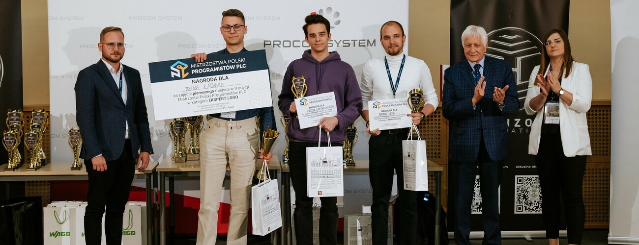 Jakub Łabiak - student UZ został Mistrzem Polski w programowaniu PLC, fot. Mistrzostwa Polski Programistów PLC