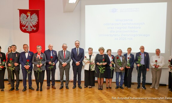 Kolejne odznaczenia państwowe i resortowe oraz nagrody Rektora dla pracowników UZ