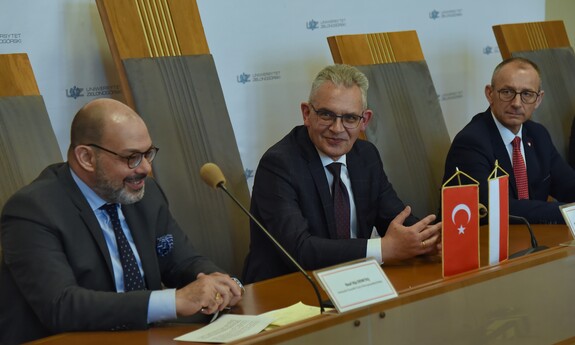 Polish-Turkish Talks at the University of Zielona Góra: Visit from the Ambassador of the Republic of Turkey