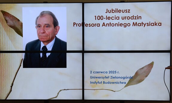 Otwarte posiedzenie Komitetu Nauki PZITB z okazji setnych urodzin Prof. Antoniego Matysiaka
