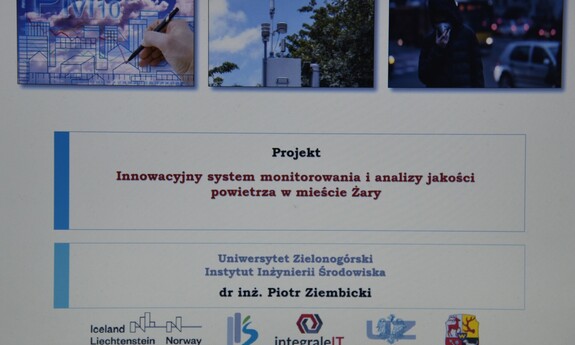 Instytut Inżynierii Środowiska UZ wraz z firmą Integrale IT opracował i zbudował pierwszy w Polsce system innowacyjnego systemu monitoringu jakości powietrza