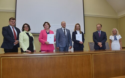 Podpisano umowę o współpracy UZ ze Stowarzyszeniem Księgowych w Polsce, Oddziałem Okręgowym w Zielonej Górze