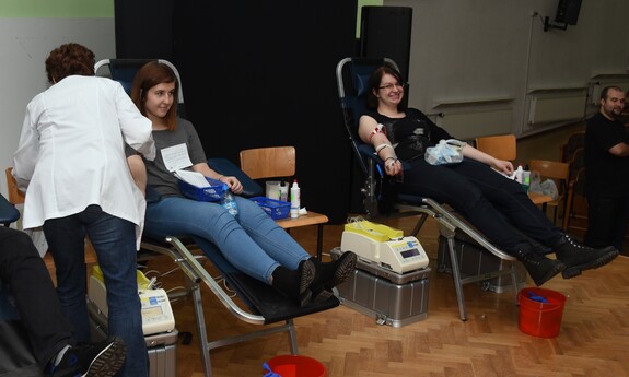 Ponad 35 litrów krwi oddali studenci UZ w ramach akcji Młoda krew ratuje życie!
