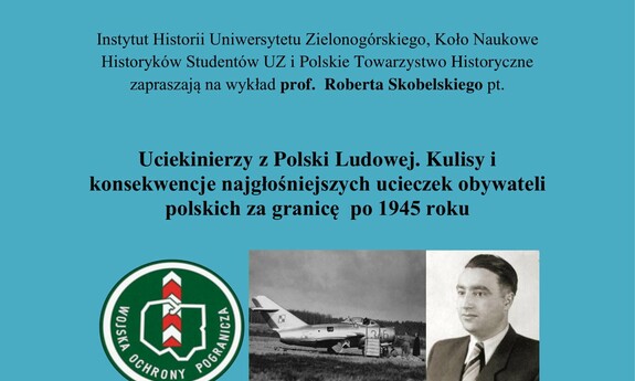 Uciekinierzy z Polski Ludowej - wykład na UZ