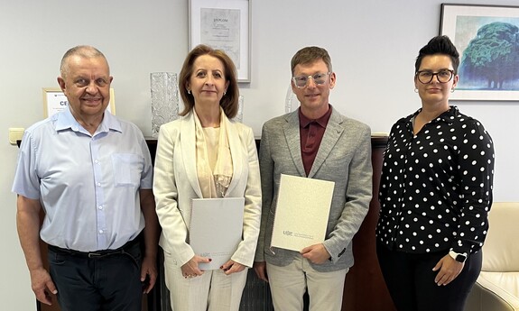 Another Secondary School Chooses Science at UZ – Cooperation Agreement Signed with Dr Rahn European High School in Zielona Góra