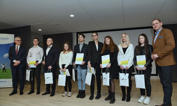 25 studentów pierwszego roku otrzymało Stypendia Motywujące Marszałka Województwa Lubuskiego