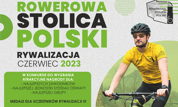Plakat Rowerowej Stolicy Polski - Zielona Góra