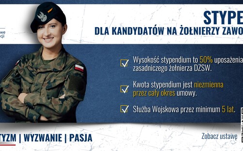 Trwa nabór do programu stypendialnego MON. Skorzystają także studenci UZ