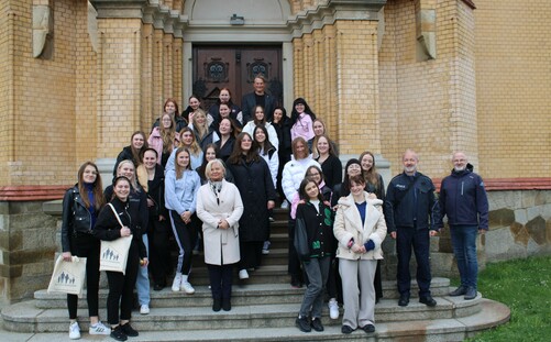 Study trip of students of social rehabilitation with criminology to the prison in Bautzen