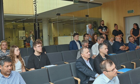 Uczestnicy konferencji "Uniwersyteckie Centrum Patentowe"; fot. K. Adamczewski