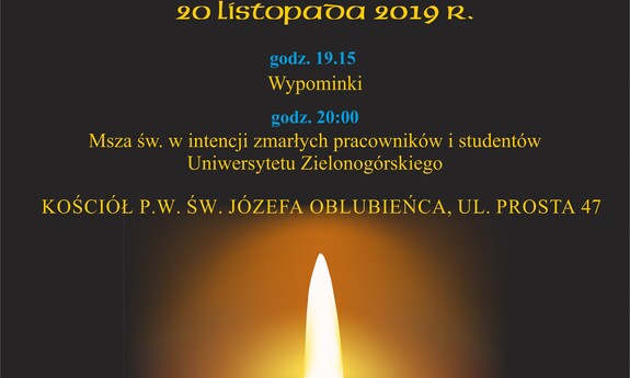 Msza Zaduszkowa w intencji zmarłych pracownikowi studentów naszej uczelni