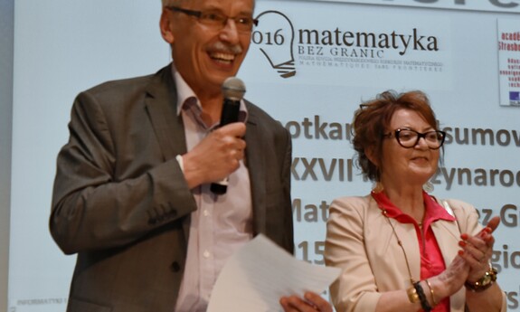 Uroczystość wręczenia nagród laureatom XXVII Międzynarodowego Konkursu Matematycznego na UZ