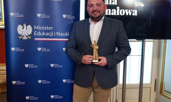 Dr inż. Bartosz Michalak wyróżniony w Plebiscycie Edukacyjnym