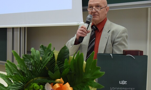 Prof. Mariusz Klytta z Technische Hochschule Mittelhessen pierwszym Profesorem Honorowym UZ.