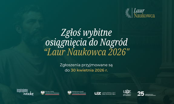 Zgłoś wybitne osiągnięcia do Nagród „Laur Naukowca 2026”!