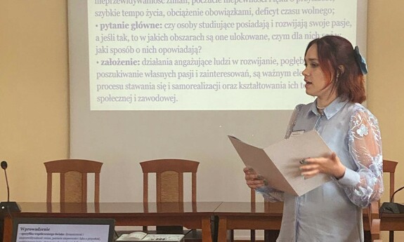 Studentka animacja kultury i twórczej aktywności w sieci wystąpiła podczas XVII Toruńskiej Pedagogicznej Konferencji Studenckiej (PKS) "Nowe technologie-edukacja-kariera-emocje w obliczu nadchodzących zmian"