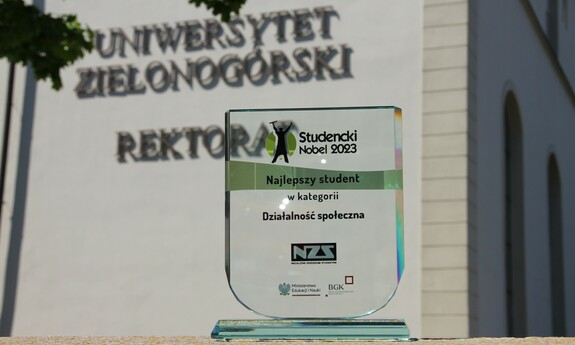 Studenci UZ zostali laureatem i finalistką Studenckiego Nobla 2023!