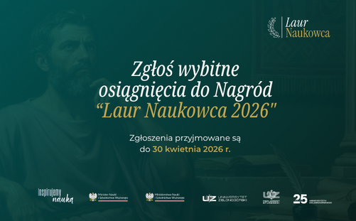 Zgłoś wybitne osiągnięcia do Nagród „Laur Naukowca 2026”!