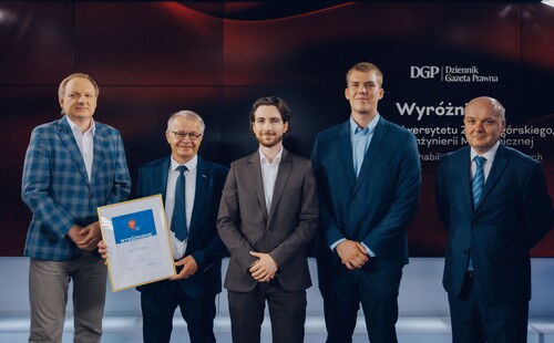 Wyróżnienie w konkursie „EUREKA! DGP – odkrywamy polskie wynalazki”