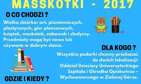 Maskotki 2017 – zbiórka prezentów organizowana przez Akademickie Radio Index